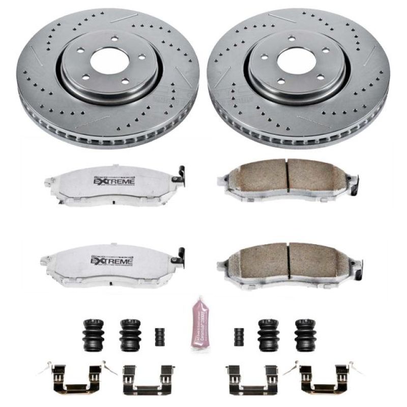 Power Stop 05-12 Infiniti FX35 Front Z26 Street Brake Kit PowerStop