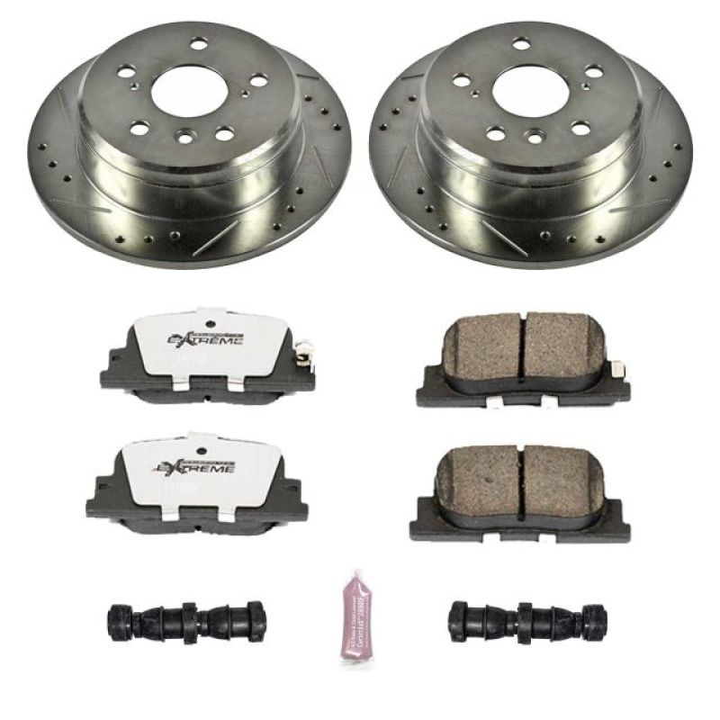 Power Stop 00-01 Lexus ES300 Rear Z26 Street Warrior Brake Kit PowerStop