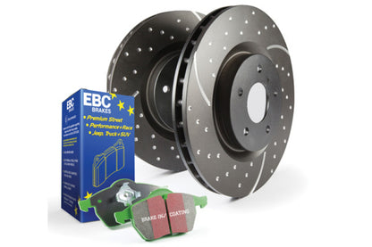 EBC Stage 3 GreenStuff Brake Pads and GD Rotors Kit - S10KF1012 EBC