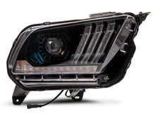 Load image into Gallery viewer, Raxiom 10-12 Ford Mustang LED Projector Headlights SEQL Turn Signals- Blk Housing (Clear Lens)