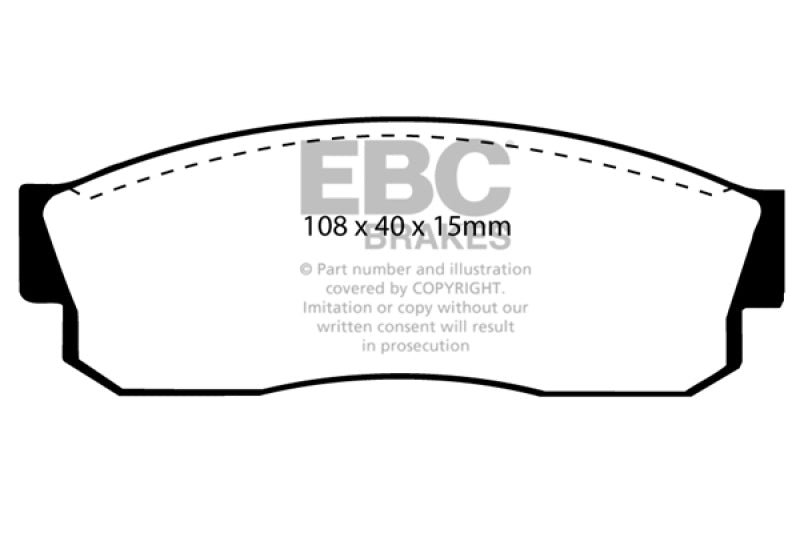 EBC GreenStuff Front Brake Pads - DP2452 EBC