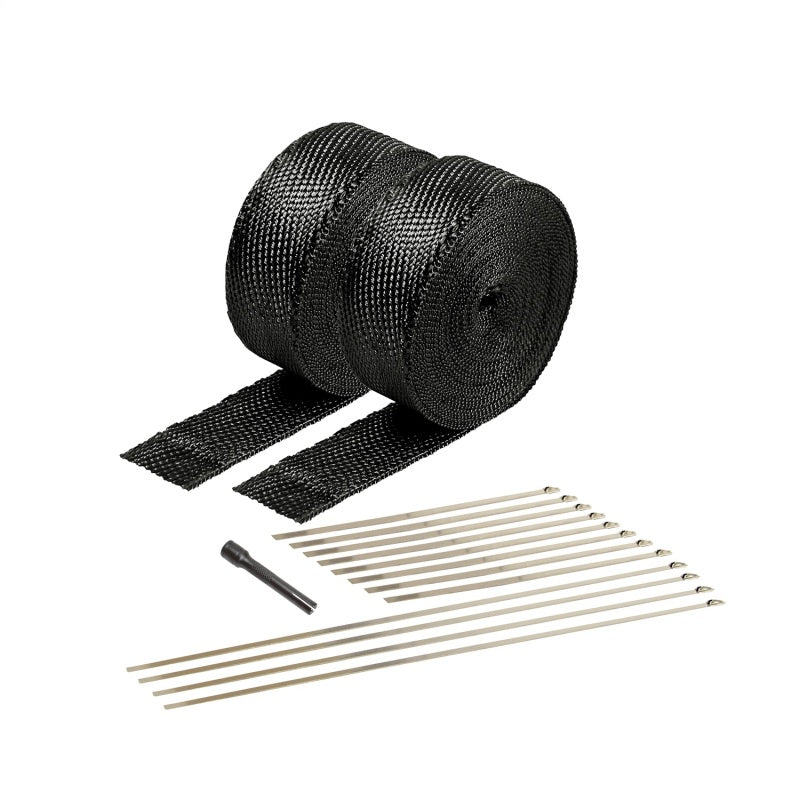 DEI Exhaust Wrap Kit - Black Titanium Wrap Locking Ties & Locking Tie Tool DEI