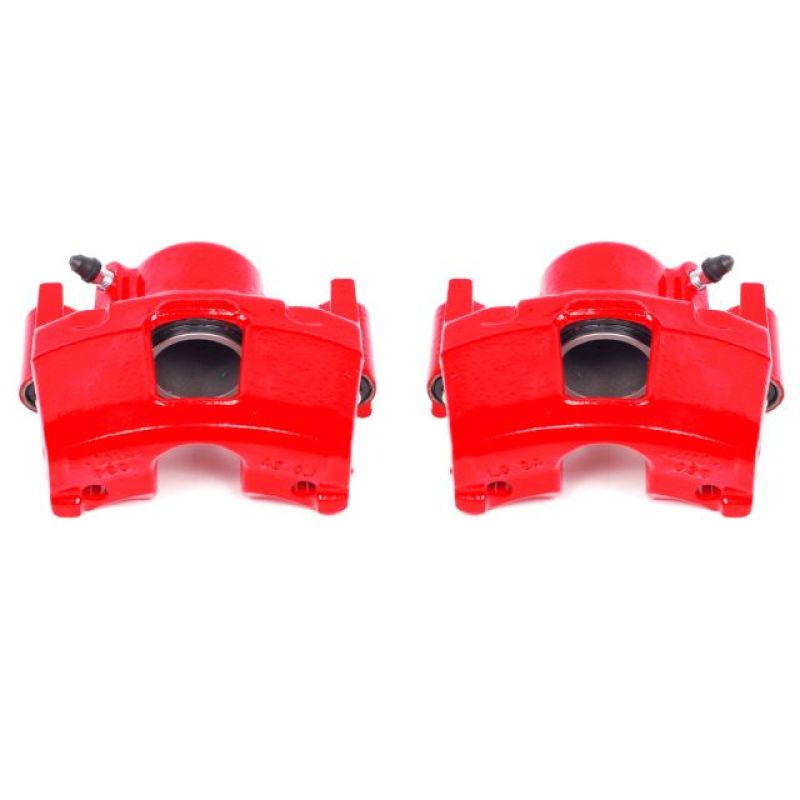 Power Stop 90-98 Buick Skylark Front Red Calipers w/o Brackets - Pair PowerStop