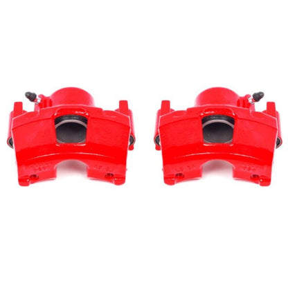Power Stop 90-98 Buick Skylark Front Red Calipers w/o Brackets - Pair PowerStop