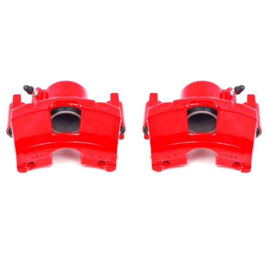 Power Stop 90-98 Buick Skylark Front Red Calipers w/o Brackets - Pair PowerStop