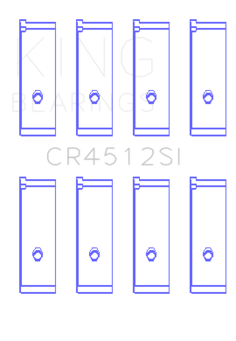 King Honda D17A1/2 (Size STD) Rod Bearing Set King Engine Bearings