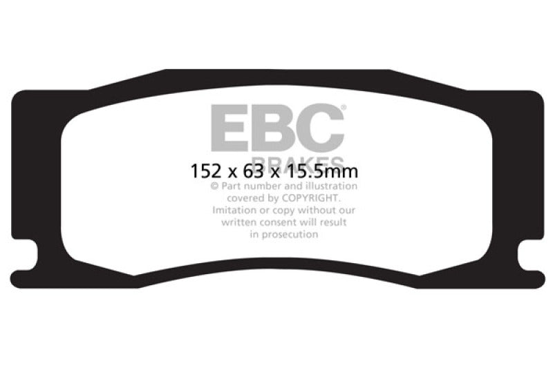 EBC YellowStuff Front Brake Pads - DP42111R