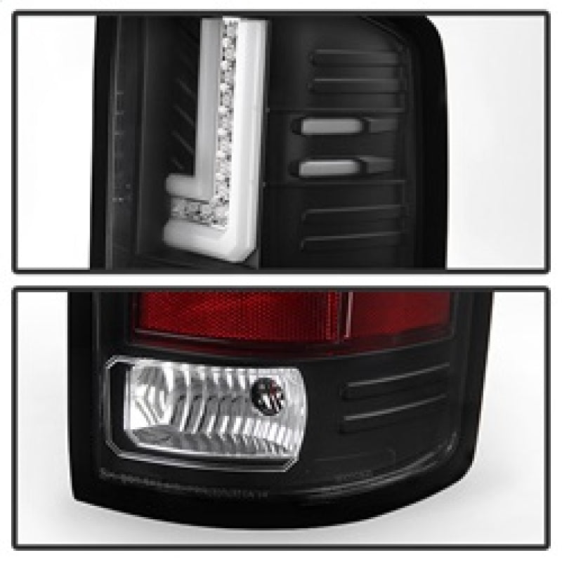 Spyder GMC Sierra 14-16 LED Tail Lights Black ALT-YD-GS14-LBLED-BK SPYDER