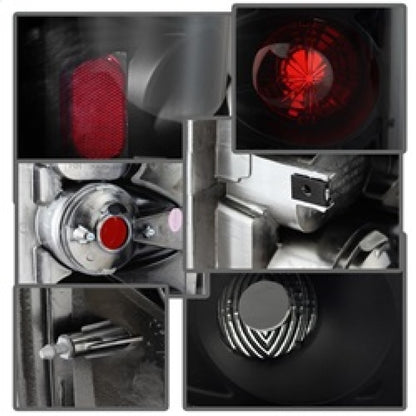 Spyder Dodge Ram 02-06 1500/Ram 2500/3500 03-06 Euro Style Tail Lights Black Smoke ALT-YD-DRAM02-BSM SPYDER