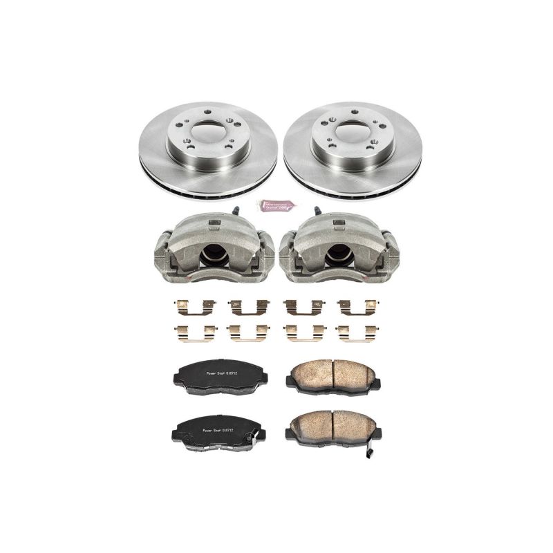 Power Stop 06-11 Honda Civic Front Autospecialty Brake Kit w/Calipers PowerStop