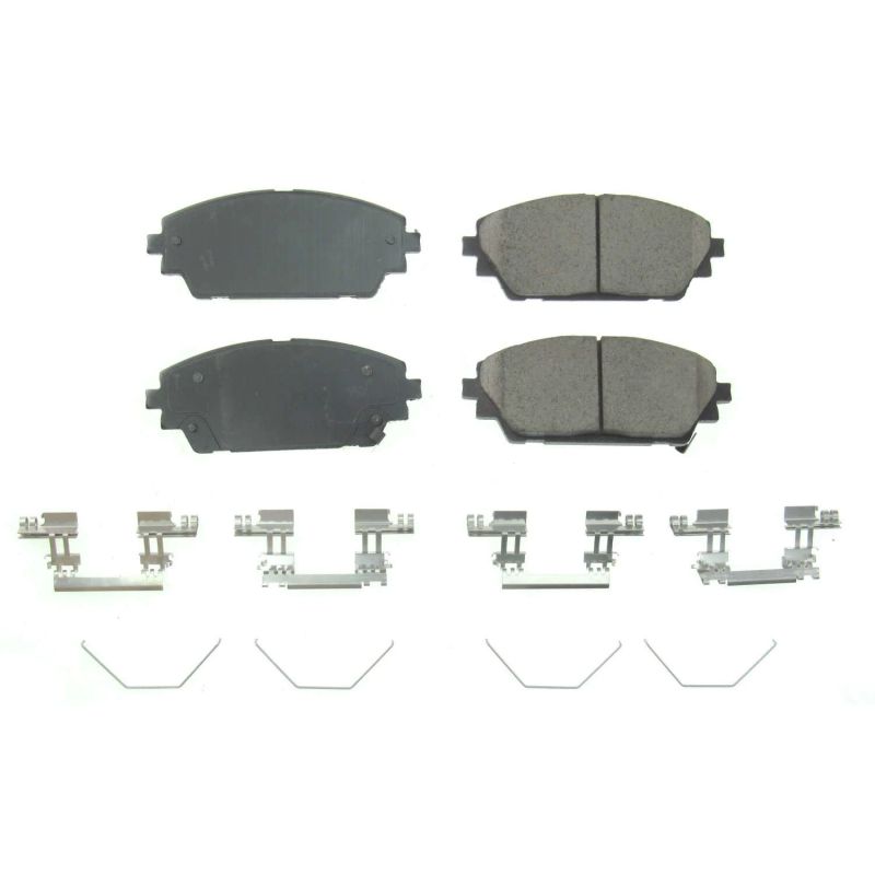 Power Stop 2019 Mazda 3 Front Z17 Evolution Ceramic Brake Pads w/Hardware PowerStop