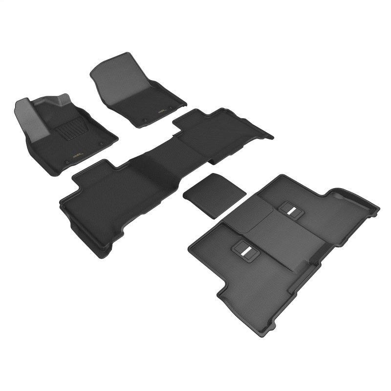 3D MAXpider KAGU 1st-3rd Row Floor Mats for 2023-2026 Sequoia - L1TY35001509