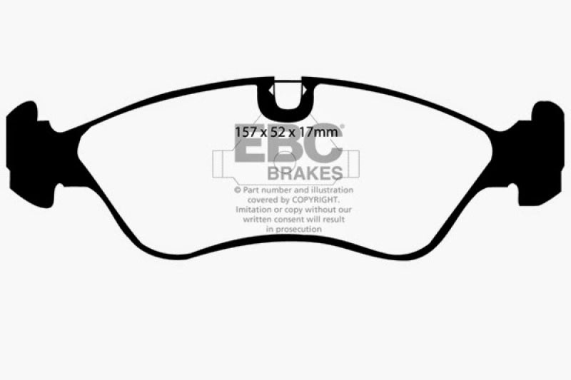 EBC YellowStuff Front Brake Pads - DP4760R EBC