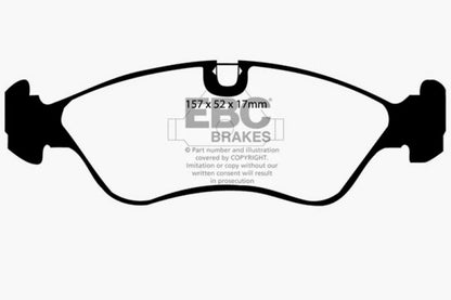 EBC YellowStuff Front Brake Pads - DP4760R EBC