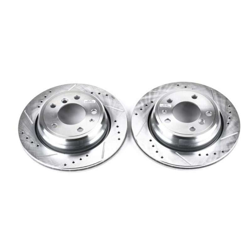 Power Stop 94-95 BMW 540i Rear Evolution Drilled & Slotted Rotors - Pair PowerStop