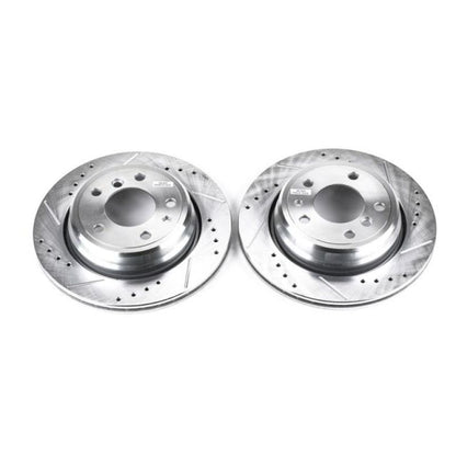 Power Stop 94-95 BMW 540i Rear Evolution Drilled & Slotted Rotors - Pair PowerStop