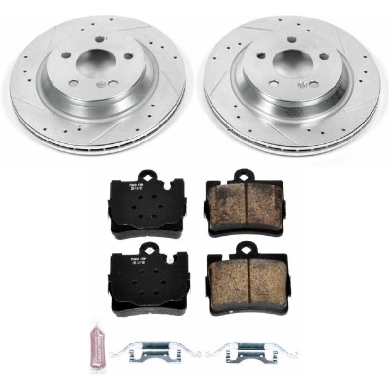 Power Stop 00-02 Mercedes-Benz S430 Rear Z23 Evolution Sport Brake Kit PowerStop