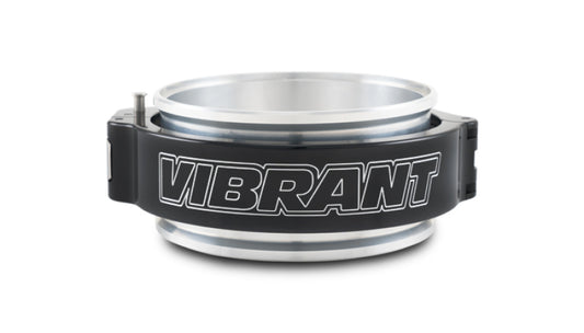 Vibrant 4in O.D. Aluminized HD 2.0 Clamp Assembly - Anodized Black Vibrant
