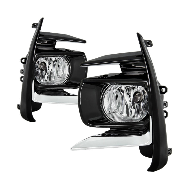 Spyder Toyota Sienna 2018-2019 OEM Fog Lights w/OEM Fit Switch - H8(Included) -  Clear SPYDER