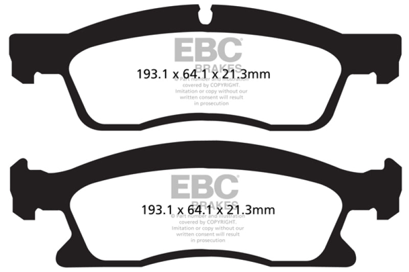 EBC Ultimax2 Front Brake Pads - UD1629