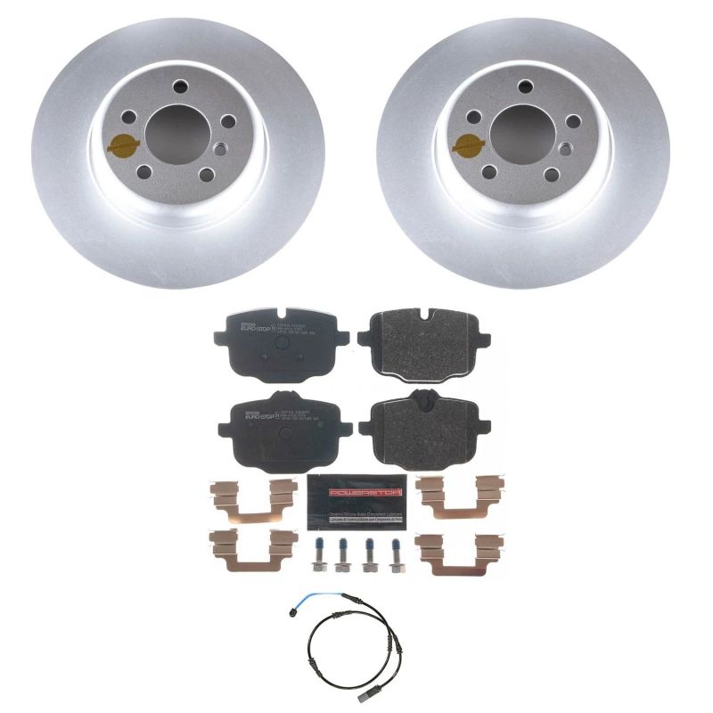 Power Stop 11-16 BMW 550i Rear Euro-Stop Brake Kit PowerStop