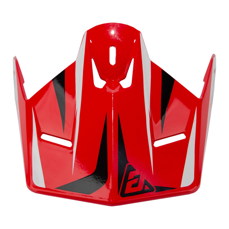 Answer 26 AR1 Mototown Glossy Visor Youth - Red/White/Grey/Black