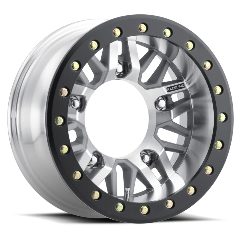 Raceline RT260M Ryno 15x4.5in / 5x205 BP / -24mm Offset / 160mm Bore - Machined Beadlock Wheel