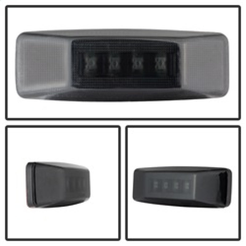 Xtune Dodge Ram 94-02 Dually 2 Red LED+2 Amber LED Fender Lights 4pcs Smoke ACC-LED-DR94-FE-SM SPYDER