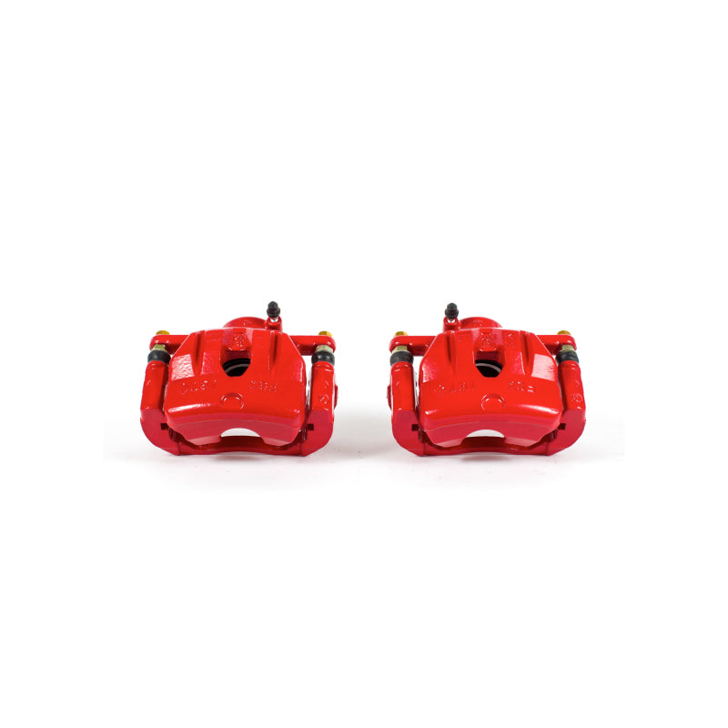 Power Stop 04-11 Mazda RX-8 Front Red Calipers w/Brackets - Pair PowerStop