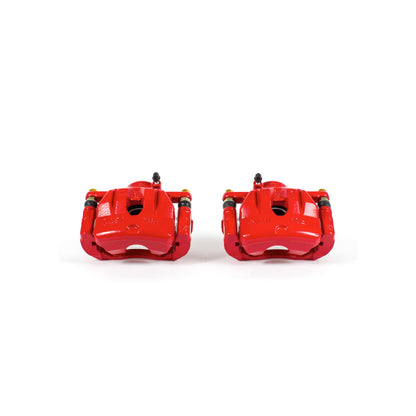Power Stop 04-11 Mazda RX-8 Front Red Calipers w/Brackets - Pair PowerStop