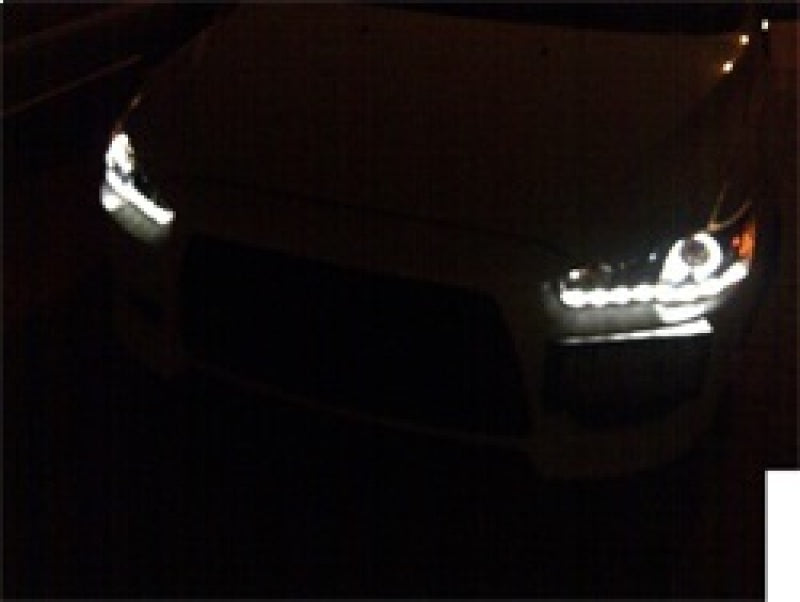 Spyder Mitsubishi Lancer/EVO-10 08-14 Projector Xenon/HID- LED Halo DRL Blk PRO-YD-ML08-HID-DRL-BK SPYDER