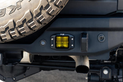 DV8 3-Inch Elite Series LED Amber Flush Mount Pod Light  BE3FMW40W