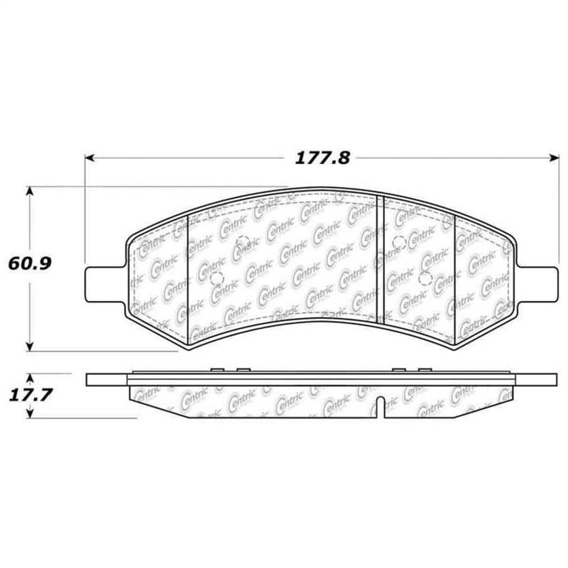 StopTech Premium Ceramic Front Brake Pads - 308.10840