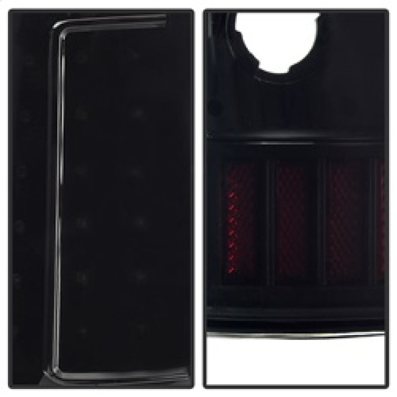 xTune 03-06 Chevy Silverado 1500 (w/o Stepside) LED Tail Lights - Blk Smoke (ALT-ON-CS03-G2-LED-BSM) SPYDER