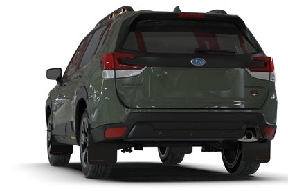 Rally Armor 2022 Subaru Forester (Incl. Wilderness) UR Black Mud Flap w/ Wild Orange Logo Rally Armor