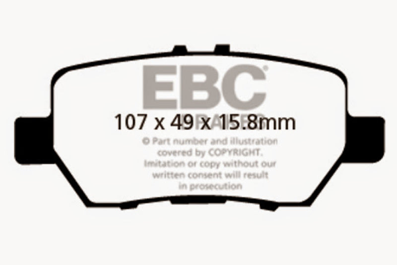 EBC GreenStuff Rear Brake Pads - DP21736 EBC