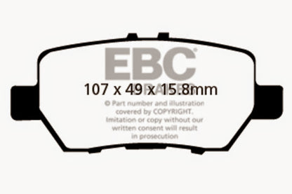 EBC Ultimax2 Rear Brake Pads - UD1090 EBC