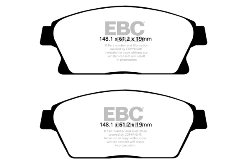 EBC GreenStuff Front Brake Pads - DP22067