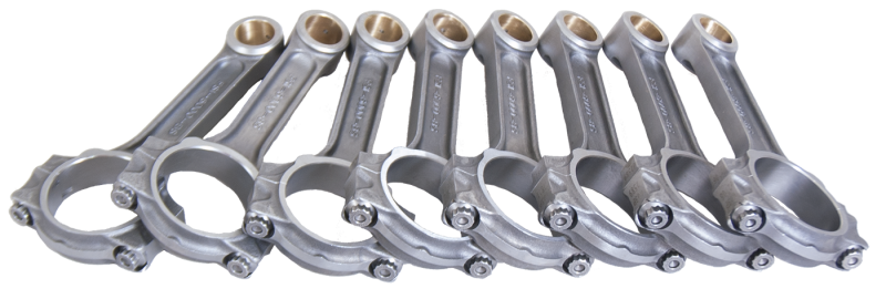 Eagle Chevrolet Small Block 6.000in 4340 I-Beam Connecting Rods w/ ARP 8740 (Set of 8)