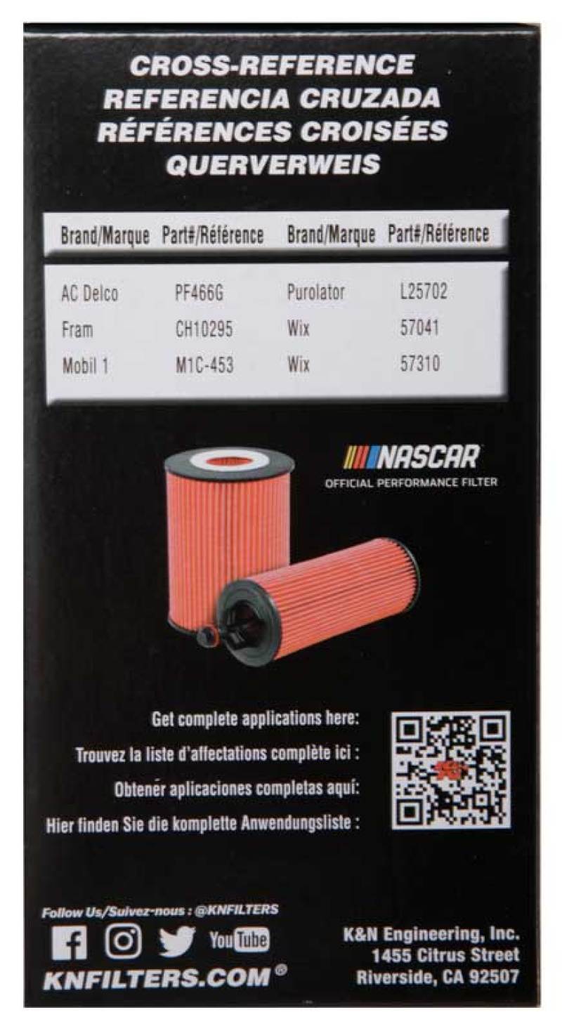 K&N Oil Filter OIL FILTER AUTOMOTIVE K&N Engineering