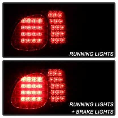 Spyder Lexus GS 300/400 98-05 LED Tail Lights Red Clear ALT-YD-LGS98-LED-RC SPYDER