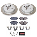 Power Stop 2013 Mini Cooper Rear Semi-Coated Rotor Kit