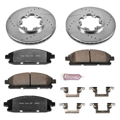Power Stop 96-98 Nissan Pathfinder Front Z36 Truck & Tow Brake Kit PowerStop