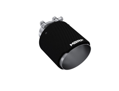 MBRP Universal Carbon Fiber Tip 2.5in ID / 4.5in OD Out / 6.5in Length Angle Cut Dual Wall MBRP
