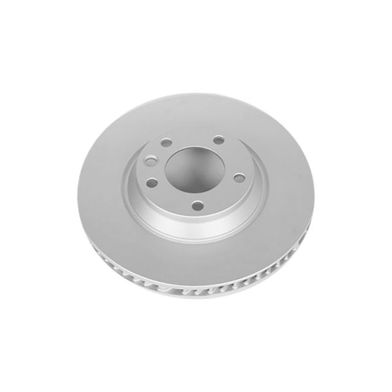 Power Stop 07-15 Audi Q7 Front Left Evolution High Carbon Geomet Coated Rotor PowerStop