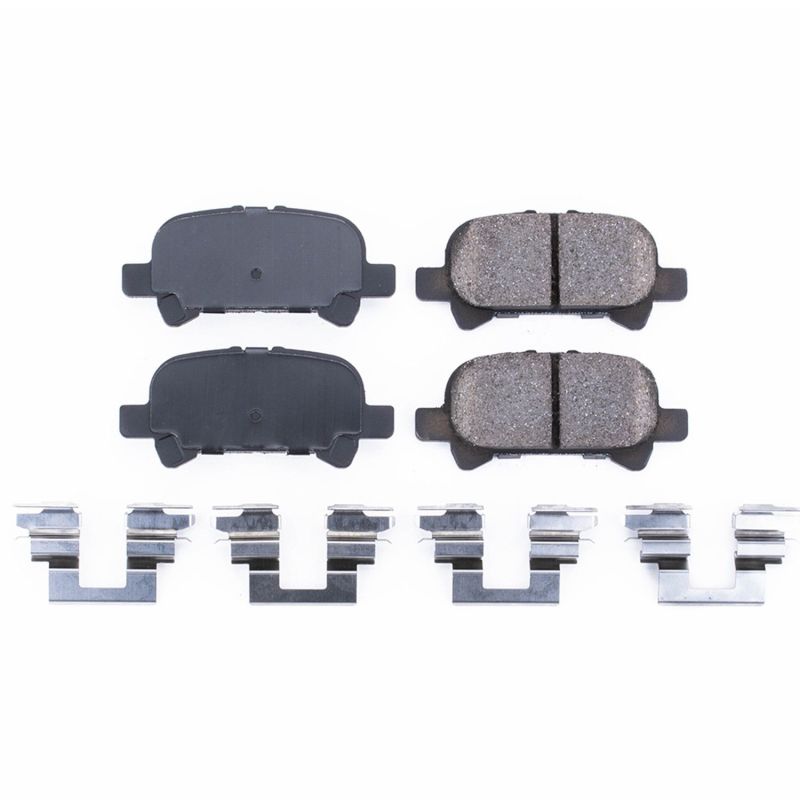 Power Stop 00-07 Toyota Avalon Rear Z17 Evolution Ceramic Brake Pads w/Hardware PowerStop
