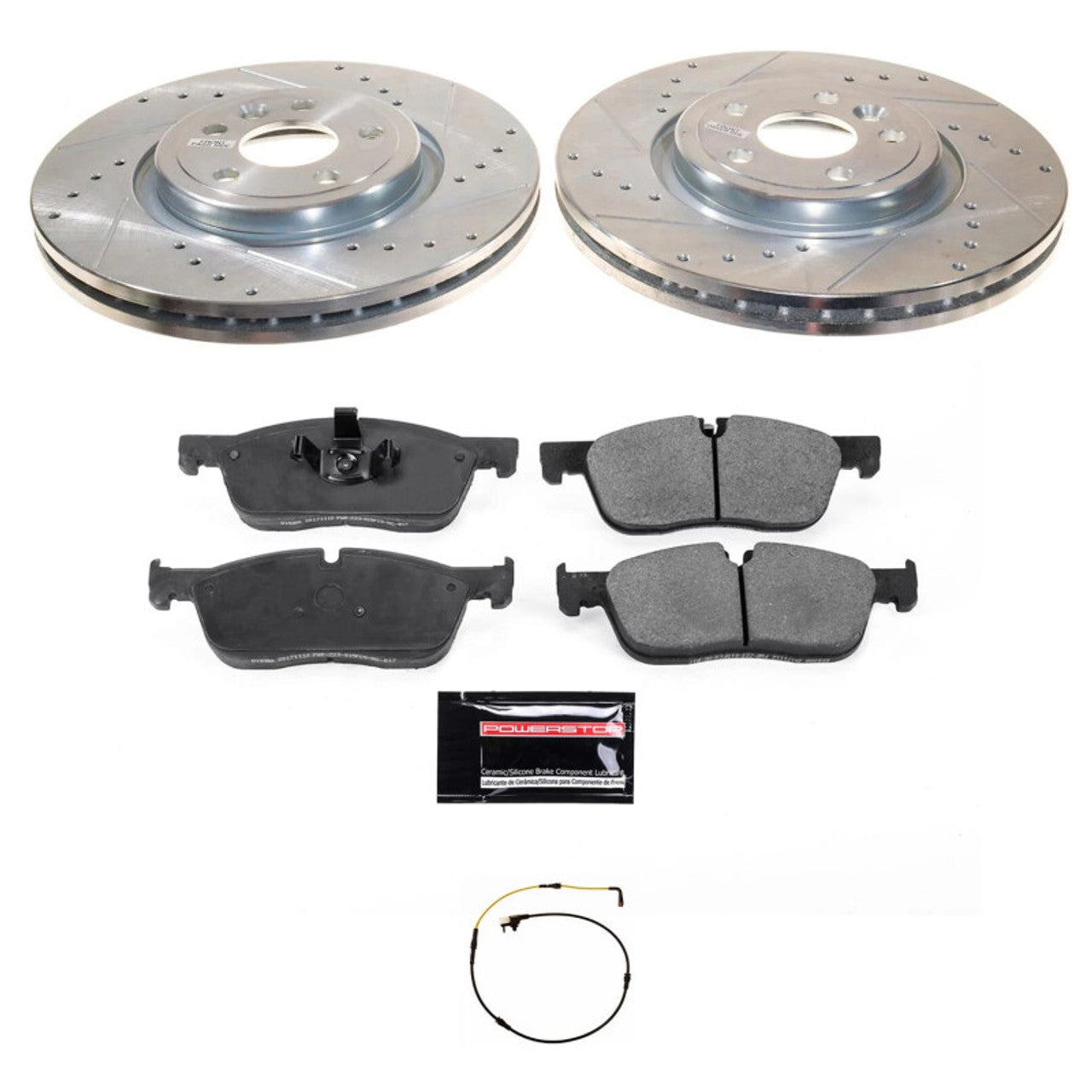 Power Stop 17-20 Jaguar F-Pace Front and Rear Z23 Evolution Brake Kit