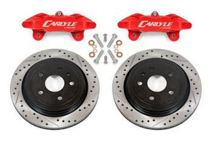 BMR 14-19 Chevrolet Corvette Brake Kit For 15in Conversion Drilled And Slotted Rotors/Red Calipers BMR Suspension