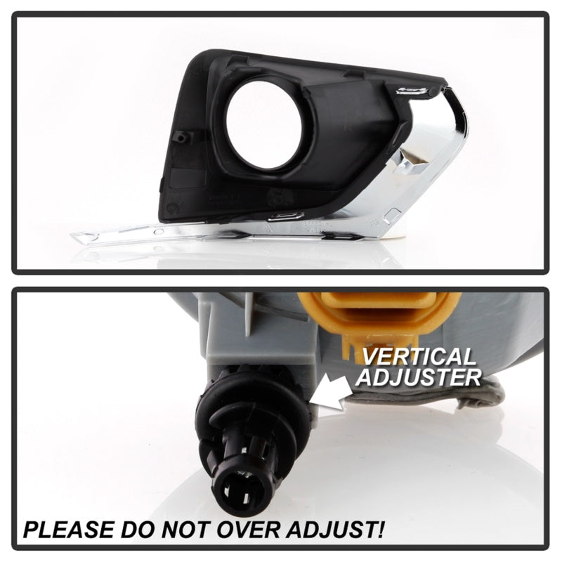 Spyder Chevrolet Traverse 2018-19 OEM Style Fog Lights W/Universal Switch- Clear FL-CTRAV18-C SPYDER