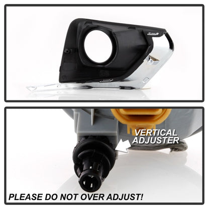Spyder Chevrolet Traverse 2018-19 OEM Style Fog Lights W/Universal Switch- Clear FL-CTRAV18-C SPYDER